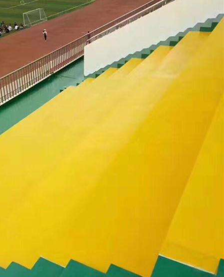 雨山球场台阶翻新修补改造